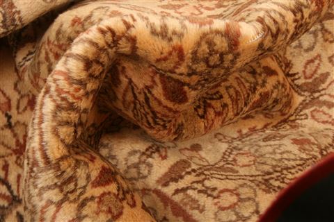 Kerman Beige Hand Knotted 31 X 55 Area Rug 100-22166 Image 6