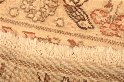 Kerman Beige Hand Knotted 31 X 55 Area Rug 100-22166 Image 16