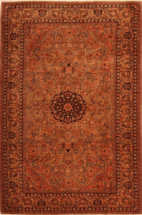 Tabriz Red Hand Knotted 38 X 55  Area Rug 100-22168 Image 0