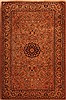 Tabriz Red Hand Knotted 38 X 55  Area Rug 100-22168 Thumb 0