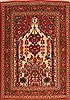 Qum Red Hand Knotted 37 X 50  Area Rug 100-22173 Thumb 0