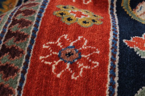 Bakhtiar Multicolor Square Hand Knotted 811 X 911 Area Rug 250-22174 Image 13