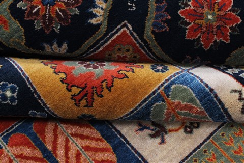 Bakhtiar Multicolor Square Hand Knotted 811 X 911 Area Rug 250-22174 Image 19