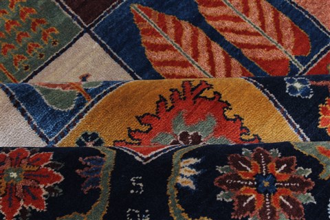 Bakhtiar Multicolor Square Hand Knotted 811 X 911 Area Rug 250-22174 Image 21