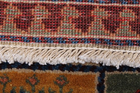 Bakhtiar Multicolor Square Hand Knotted 811 X 911 Area Rug 250-22174 Image 24