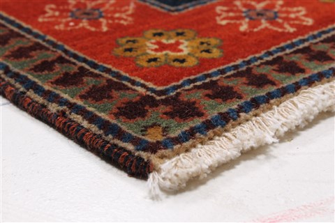 Bakhtiar Multicolor Square Hand Knotted 811 X 911 Area Rug 250-22174 Image 6