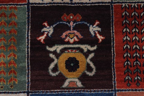 Bakhtiar Multicolor Square Hand Knotted 811 X 911 Area Rug 250-22174 Image 8