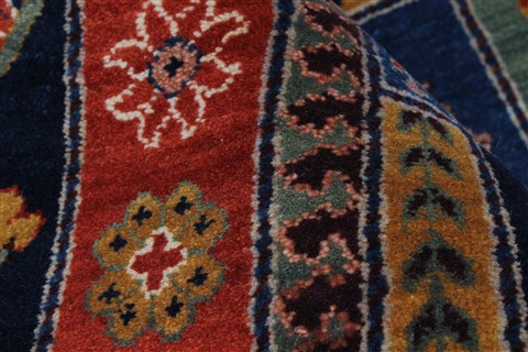 Bakhtiar Multicolor Square Hand Knotted 811 X 911 Area Rug 250-22174 Image 9