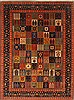 Bakhtiar Multicolor Square Hand Knotted 811 X 911  Area Rug 250-22174 Thumb 0