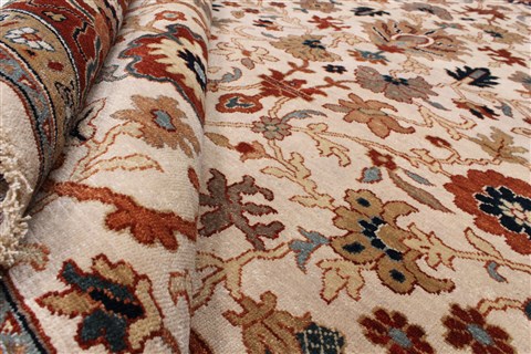 Serapi Beige Hand Knotted 810 X 119 Area Rug 250-22177 Image 12