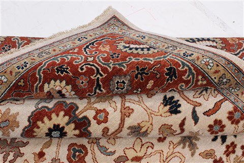 Serapi Beige Hand Knotted 810 X 119 Area Rug 250-22177 Image 14