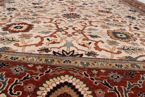Serapi Beige Hand Knotted 810 X 119 Area Rug 250-22177 Image 1