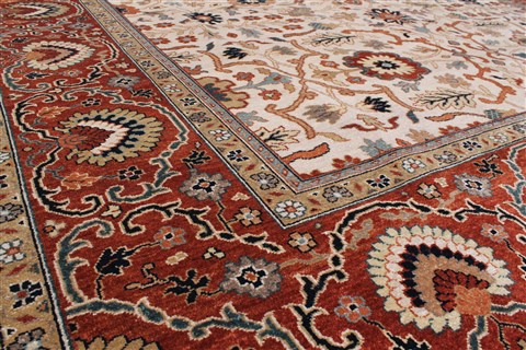 Serapi Beige Hand Knotted 810 X 119 Area Rug 250-22177 Image 2