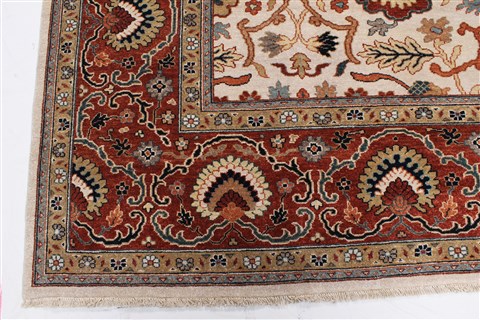 Serapi Beige Hand Knotted 810 X 119 Area Rug 250-22177 Image 5