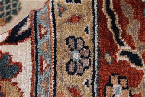 Serapi Beige Hand Knotted 810 X 119 Area Rug 250-22177 Image 8