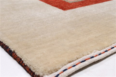 Gabbeh Multicolor Hand Knotted 91 X 1110 Area Rug 250-22178 Image 7