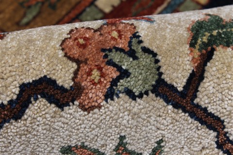 Serapi Blue Hand Knotted 811 X 1110 Area Rug 250-22180 Image 10
