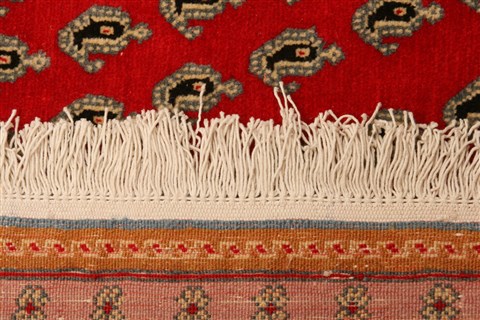 Qashqai Red Hand Knotted 35 X 51 Area Rug 100-22185 Image 12