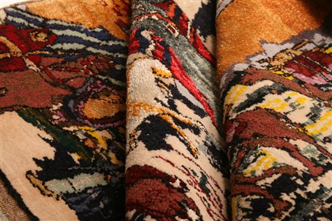 Tabriz Yellow Hand Knotted 310 X 49 Area Rug 100-22187 Image 7