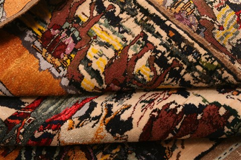 Tabriz Yellow Hand Knotted 310 X 49 Area Rug 100-22187 Image 9