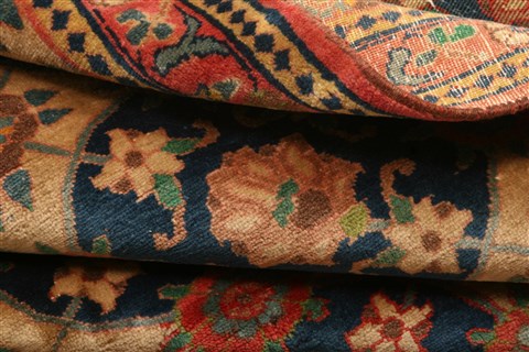 Varamin Brown Hand Knotted 35 X 50 Area Rug 100-22191 Image 5