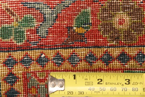 Varamin Brown Hand Knotted 35 X 50 Area Rug 100-22191 Image 7