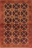 Varamin Brown Hand Knotted 35 X 50 Area Rug 100-22191 Thumb 0