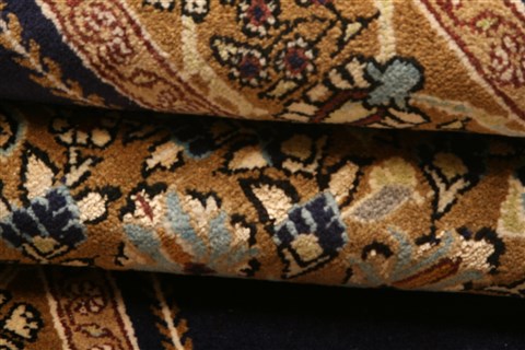 Qum Blue Hand Knotted 36 X 50 Area Rug 100-22193 Image 5