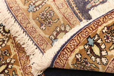 Qum Blue Hand Knotted 36 X 50 Area Rug 100-22193 Image 10