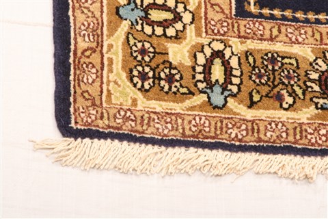 Qum Blue Hand Knotted 36 X 50 Area Rug 100-22193 Image 18