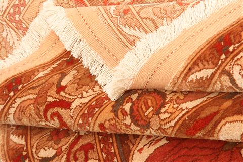 Tabriz Red Hand Knotted 39 X 53 Area Rug 100-22195 Image 8