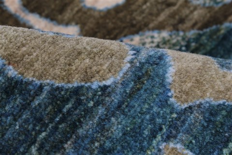 Gabbeh Multicolor Hand Knotted 79 X 111 Area Rug 250-22203 Image 10