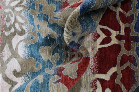 Gabbeh Multicolor Hand Knotted 79 X 111 Area Rug 250-22203 Image 13