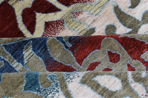 Gabbeh Multicolor Hand Knotted 79 X 111 Area Rug 250-22203 Image 17