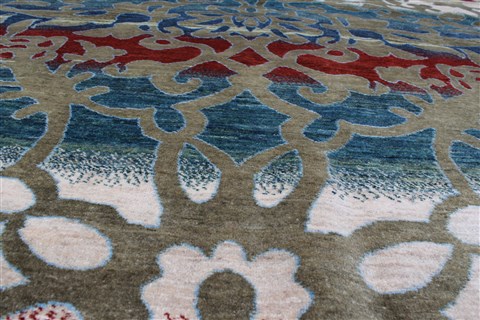 Gabbeh Multicolor Hand Knotted 79 X 111 Area Rug 250-22203 Image 1