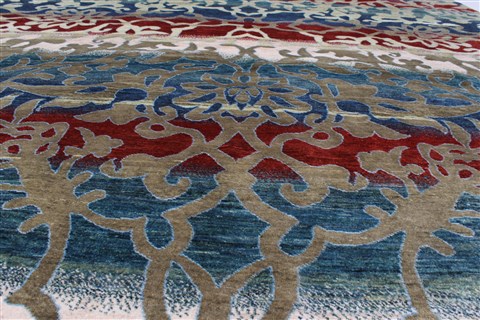 Gabbeh Multicolor Hand Knotted 79 X 111 Area Rug 250-22203 Image 21