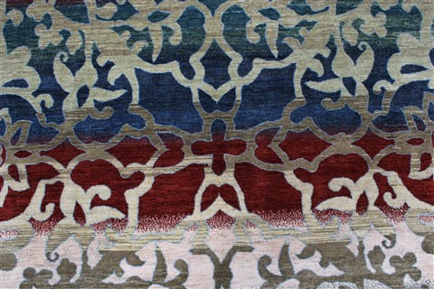 Gabbeh Multicolor Hand Knotted 79 X 111 Area Rug 250-22203 Image 5