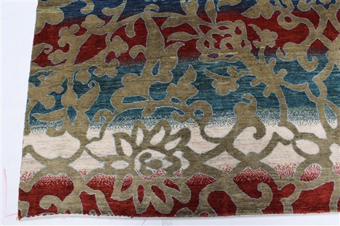 Gabbeh Multicolor Hand Knotted 79 X 111 Area Rug 250-22203 Image 6