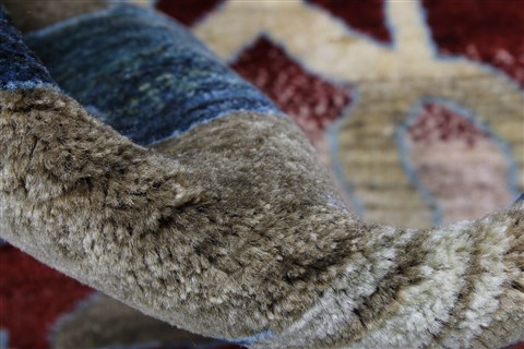 Gabbeh Multicolor Hand Knotted 79 X 111 Area Rug 250-22203 Image 9