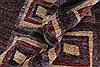 Gabbeh Brown Hand Knotted 94 X 118  Area Rug 250-22204 Thumb 13