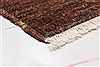 Gabbeh Brown Hand Knotted 94 X 118  Area Rug 250-22204 Thumb 6