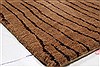 Modern Brown Hand Knotted 90 X 1110  Area Rug 250-22206 Thumb 6