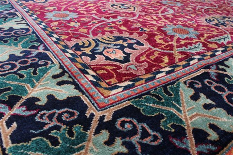 Ziegler Red Hand Knotted 811 X 119  Area Rug 250-22208 Image 11