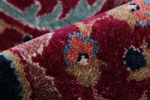 Ziegler Red Hand Knotted 811 X 119  Area Rug 250-22208 Image 17