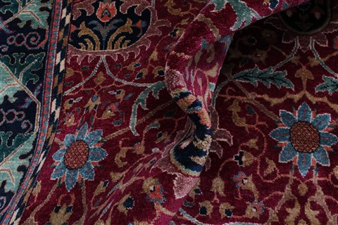 Ziegler Red Hand Knotted 811 X 119  Area Rug 250-22208 Image 3