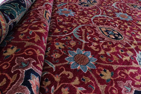 Ziegler Red Hand Knotted 811 X 119  Area Rug 250-22208 Image 4