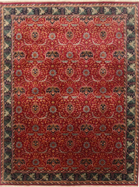 Ziegler Red Hand Knotted 811 X 119  Area Rug 250-22208 Image 0