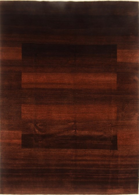 Gabbeh Brown Hand Knotted 811 X 126 Area Rug 250-22210 Image 0