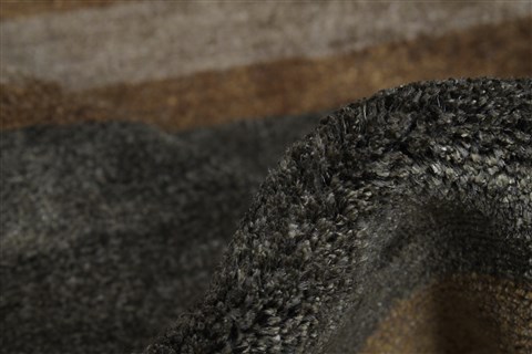 Modern Green Hand Knotted 90 X 120 Area Rug 250-22215 Image 8