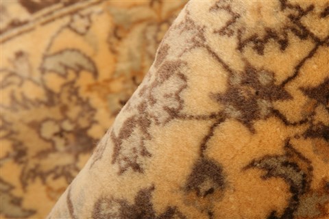 Nain Beige Hand Knotted 30 X 50 Area Rug 100-22219 Image 4